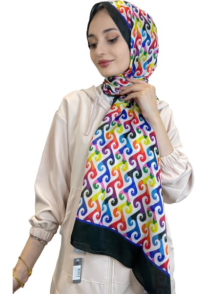 Scarf Pamuk Soft Şal - Kadın Tesettür Desenli Şal 01123
