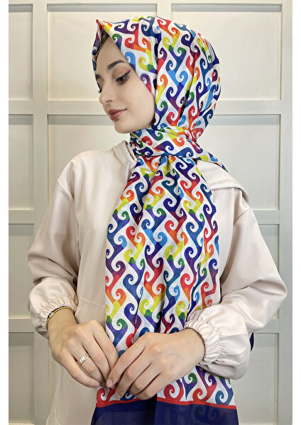 Scarf Pamuk Soft Şal - Kadın Tesettür Desenli Şal 01123