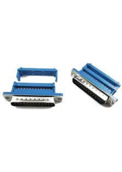 25 Pin Flat Kablo Tip Erkek D-Sub Konnektör ( 5 Adet )