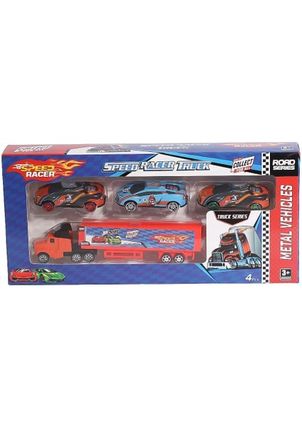 Toy-40 Tır Seti 3'lü Metal Araba -Toysan