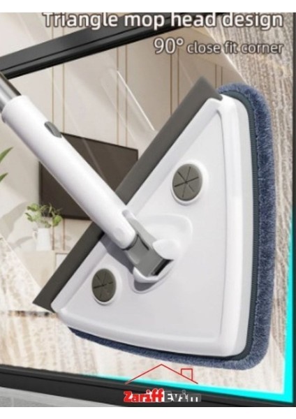 Üçgen cam silme seti, duvar ve yüzey temizlik aparatı, 3 sopa ve bez ile kolay temizlik indirimleri
