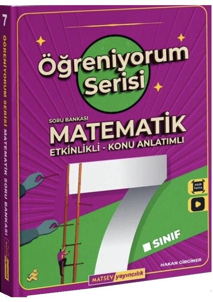 Matsev Yayınları 7.sınıf Öğreniyorum Serisi Matematik Güncel