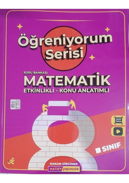 Matsev 8.sınıf Lgs Öğreniyorum Serisi Matematik Güncel Baskı