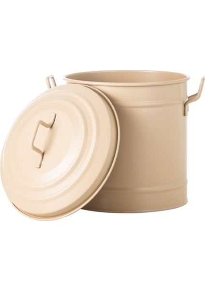 Mini Çöp Kovası Mat Krem 3 5 Lt