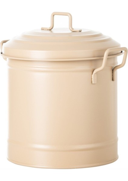 Mini Çöp Kovası Mat Krem 3 5 Lt