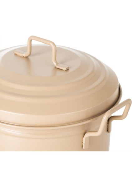 Mini Çöp Kovası Mat Krem 3 5 Lt