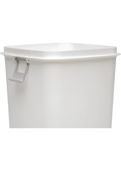 Motek Çöp Kovası Çöp Yutan Çöp Kutusu Beyaz (18 Litre)