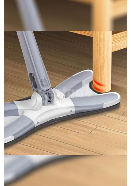 Kendinden Sıkmalı Mop Seti, Yedek Bez Hediyeli, Beyaz-Gri, Kenar ve Köşe Temizliği fiyatları