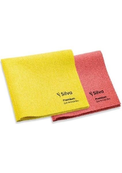 Premium Çok Amaçlı 2'li Set (Fuşya - Sarı)