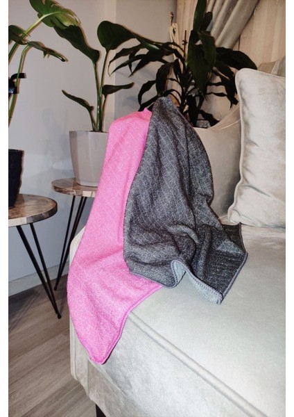 Mikrofiber Simli Tırtıklı Halı ve Koltuk Yıkama Bezi, Paket 5 adet