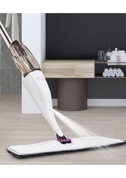 Tekno Trust Aurora Su Püskürtmeli Sprey Mikrofiber Mop Dikey Paspas Deterjan Hazneli