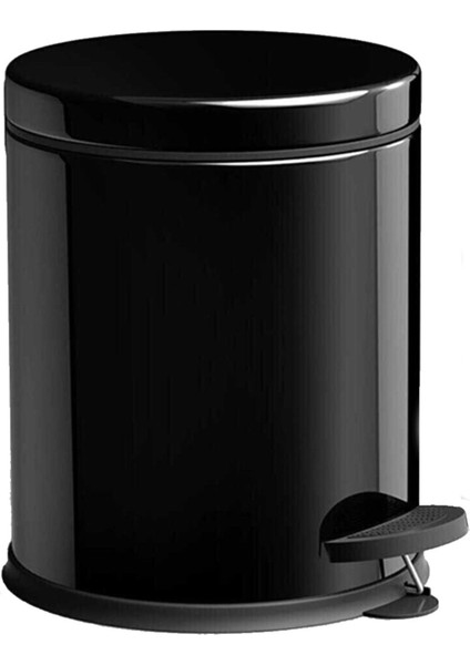 5 Litre Siyah Pedallı Çöp Kovası