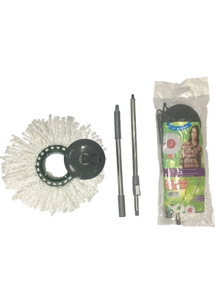 Beyaz Döner Başlıklı Mop Yedek Püskül Seti, TR Menşei, Kullanışlı ve Temizliğe Uygun fiyatları