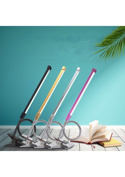 USB Klipsli Lamba Göz Koruması LED Masa Işığı Siyah (Yurt Dışından) fiyatları
