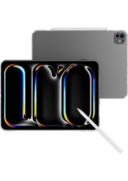iPad Pro 13 2024 Için Son Derece Şeffaf Tpu Kılıf Şeffaf (Yurt Dışından) modelleri