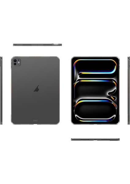 iPad Pro 13 2024 Için Son Derece Şeffaf Tpu Kılıf Şeffaf (Yurt Dışından) fırsatları