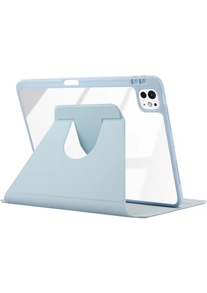 Deri Smart Kılıf iPad Pro 13 2024 Gri (Yurt Dışından)