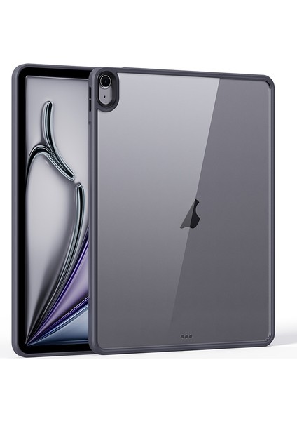 iPad Air 11 2024 Gri Için Pc + Tpu Tablet Kılıfı (Yurt Dışından)