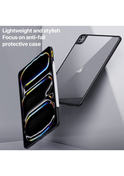 iPad Air 11 2024 Gri Için Pc + Tpu Tablet Kılıfı (Yurt Dışından)