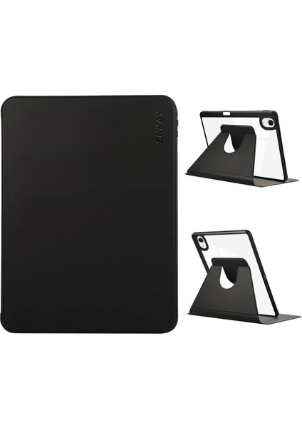 Deri Smart Kılıf iPad Air 13 2024 Siyah (Yurt Dışından)