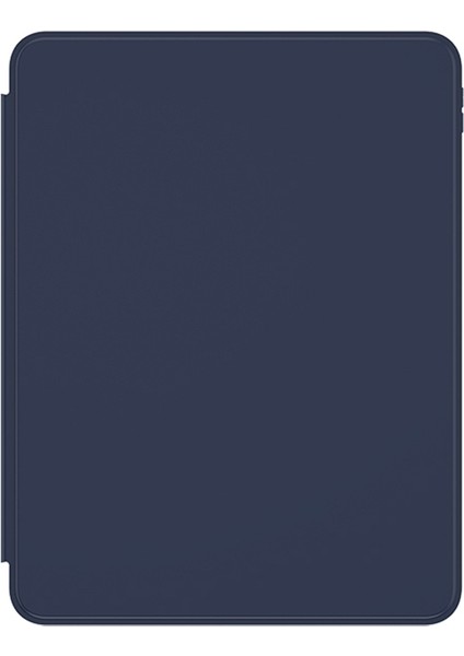 iPad Air 13 2024 Için Akıllı Deri Tablet Kılıfı Koyu Mavi (Yurt Dışından)