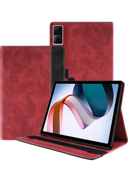 Xiaomi Redmi Pad 10.61 Kırmızı Için Tablet Pc Deri Kılıf (Yurt Dışından)