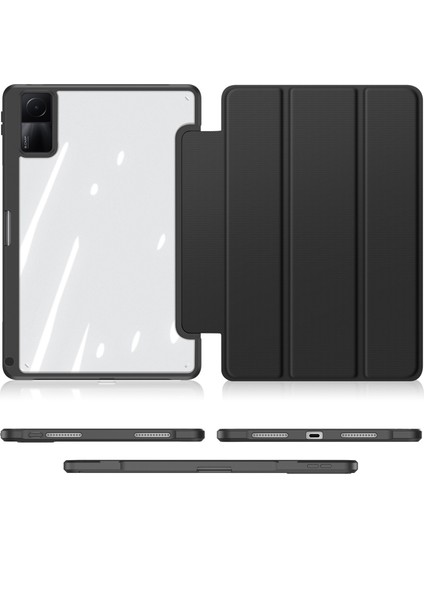 Xiaomi Redmi Pad Siyah Için Yatay Çevirme Tablet Kılıfı (Yurt Dışından) modelleri