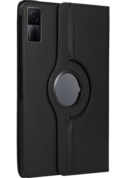 Xiaomi Redmi Pad 10.61 Siyah Için 360 Derece Dönebilen Tablet Kılıfı (Yurt Dışından)