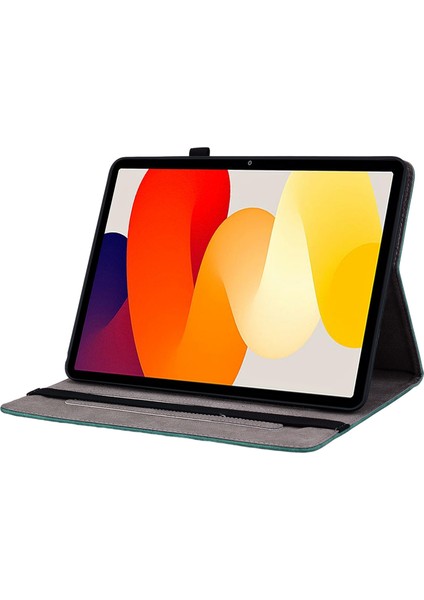 Xiaomi Redmi Pad Se 11 Inç Yeşil Için Deri Tablet Kılıfı (Yurt Dışından)