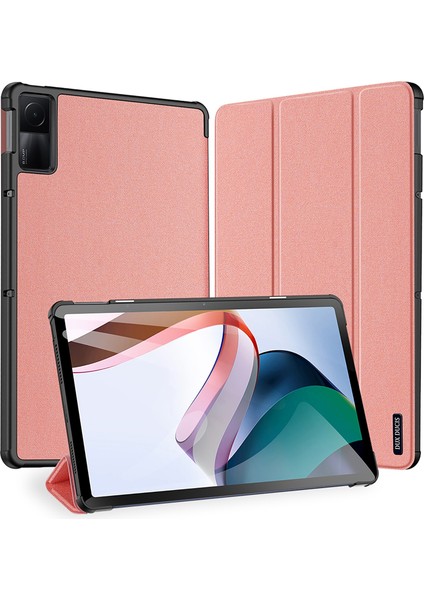 Xiaomi Redmi Pad 10.61 Pembe Için Domo'nun Pu Tablet Kılıfı (Yurt Dışından)