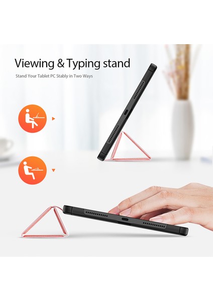 Xiaomi Redmi Pad 10.61 Pembe Için Domo'nun Pu Tablet Kılıfı (Yurt Dışından) modelleri