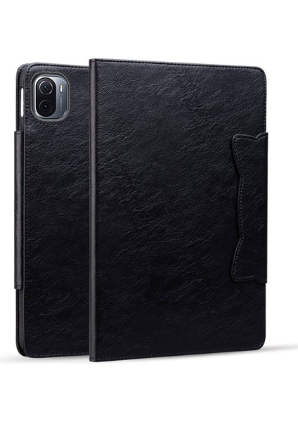Xiaomi Pad 5 Siyah Için Kedi Toka Kılıfı (Yurt Dışından)
