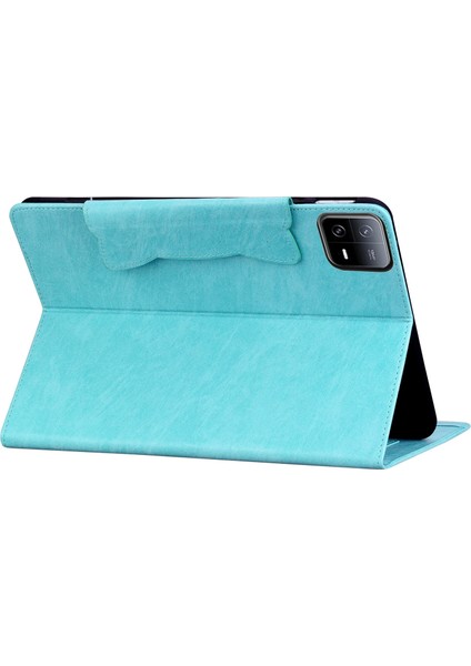 Xiaomi Pad 6 Gök Mavisi Için Kedi Tokalı Kılıf (Yurt Dışından) fırsatları