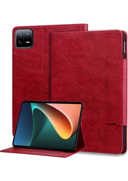 Xiaomi Pad 6s Pro Kırmızı Için Kedi Toka Kılıfı (Yurt Dışından) modelleri
