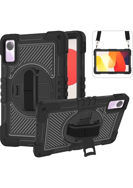 Pc Kontrast Silikon Tablet Kılıfı Xiaomi Redmi Pad Se Siyah (Yurt Dışından)