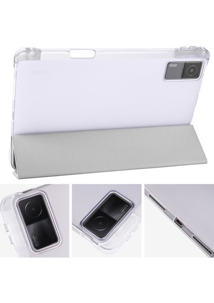 Xiaomi Redmi Pad 10.61 Gri Için 3 Katlı Tpu+Pu Tablet Kılıfı (Yurt Dışından) fırsatları
