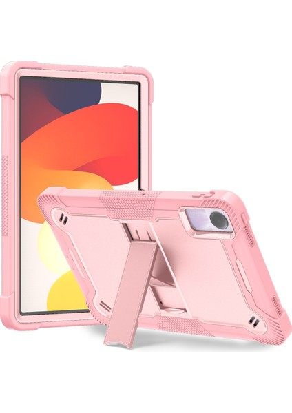 Xiaomi Redmi Pad Se Rose Gold Için Silikon Hibrit Pc Tablet Kılıfı (Yurt Dışından)