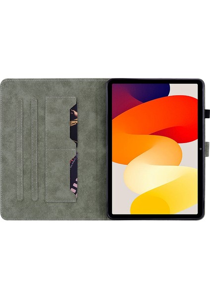 Xiaomi Redmi Pad Se 11 Inç Koyu Yeşil Için Deri Tablet Kılıfı (Yurt Dışından) fiyatları