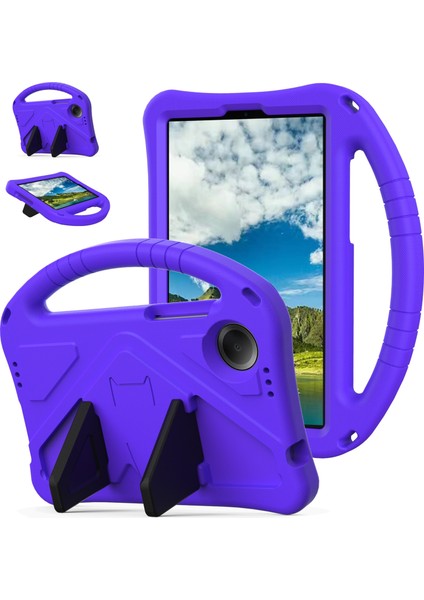 Eva Darbeye Dayanıklı Tablet Kılıfı Xiaomi Redmi Pad Se 4g 8.7 Mor (Yurt Dışından)