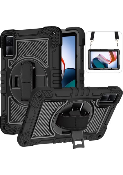 Pc Kontrast Silikon Tablet Kılıfı Xiaomi Redmi Pad 10.61 Siyah (Yurt Dışından)