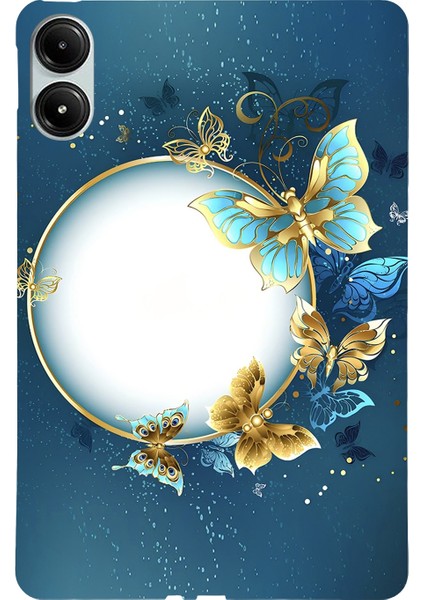 Redmi Pad Pro / Pad Pro 5g Kelebek Çemberi Için Boyalı Tpu Tablet Kılıfı (Yurt Dışından)