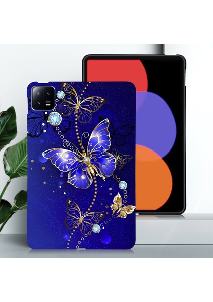 Xiaomi Pad 6 Mavi Kelebek Için Boyalı Tpu Tablet Kılıfı (Yurt Dışından) modelleri