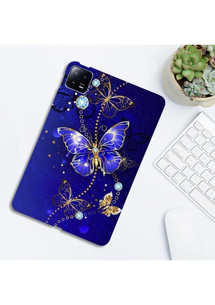 Xiaomi Pad 6 Mavi Kelebek Için Boyalı Tpu Tablet Kılıfı (Yurt Dışından) fırsatları