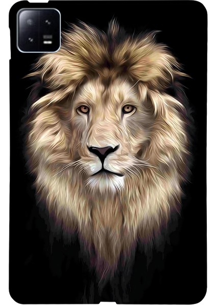 Xiaomi Pad 6 Lion Için Boyalı Tpu Tablet Kılıfı (Yurt Dışından)