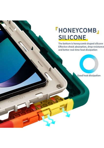 Silikon + Pc Tablet Kılıfı Xiaomi Redmi Pad Renkli Mavi (Yurt Dışından) fırsatları