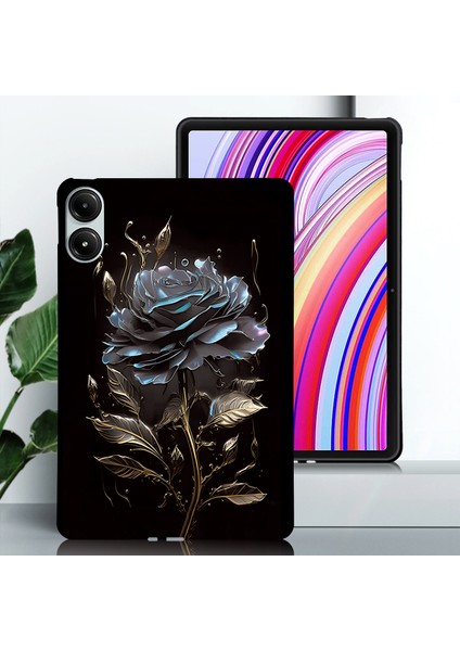 Redmi Pad Pro / Pad Pro 5g Siyah Gül Için Boyalı Tpu Tablet Kılıfı (Yurt Dışından) fırsatları