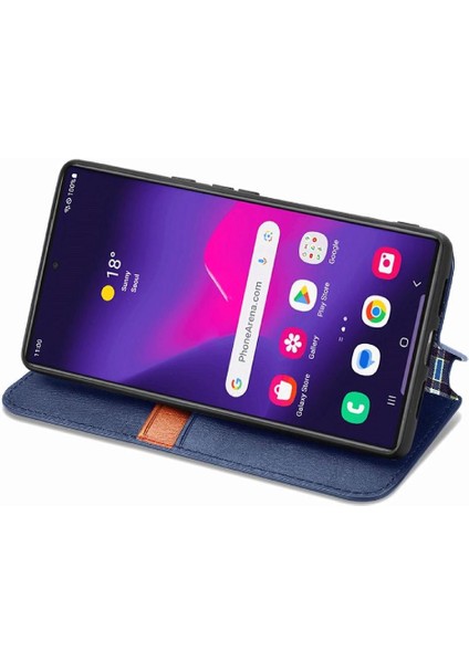 Samsung Galaxy S24 Ultra Cüzdan Fonksiyonu Için Kılıf Kapak Çevirin Deri Kılıf (Yurt Dışından) fiyatları