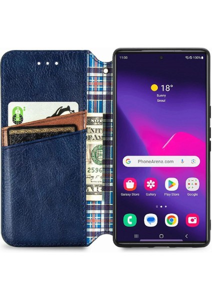 Samsung Galaxy S24 Ultra Cüzdan Fonksiyonu Için Kılıf Kapak Çevirin Deri Kılıf (Yurt Dışından) fırsatları