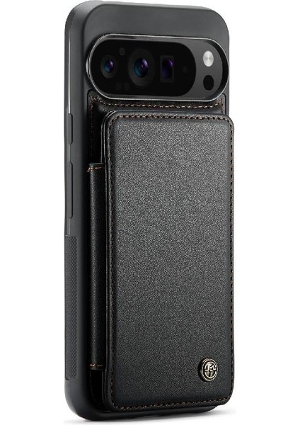 Google Piksel 9 Pro Xl Için Flip Case Pu Deri Ince Darbeye Vaka Kartı (Yurt Dışından)