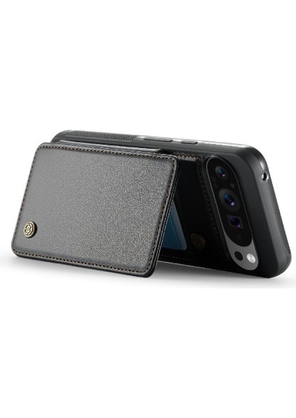 Google Piksel 9 Pro Xl Için Flip Case Pu Deri Ince Darbeye Vaka Kartı (Yurt Dışından)